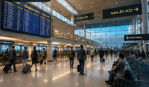 Airport public venue