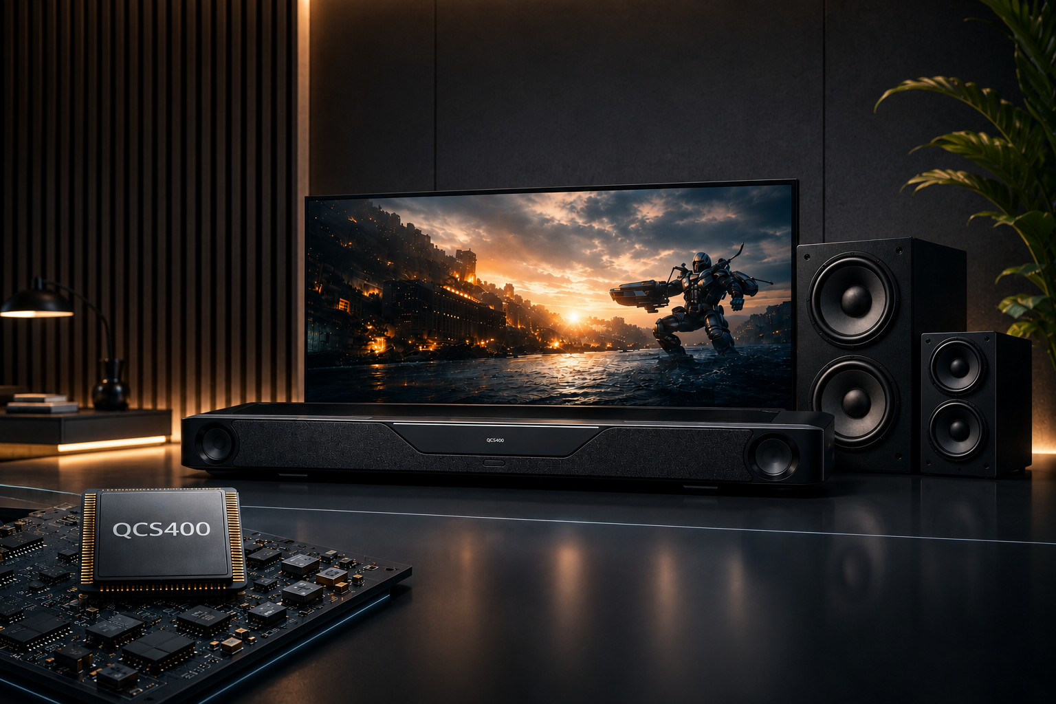 Premium soundbar and wireless home theater system — AMI Technologies